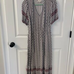 LOFT Patterned Maxi Dress